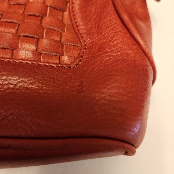 So Rachel by Longaberger Dark Dusty Rose Leather Purse - Picture 10 of 14